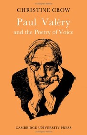 Paul Valéry and the poetry of voice /