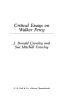 Critical essays on Walker Percy /