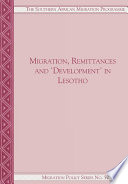 Migration, remittances and 'development' in Lesotho