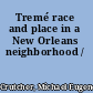 Tremé race and place in a New Orleans neighborhood /