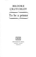 To be a printer /