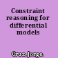 Constraint reasoning for differential models