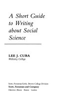 A short guide to writing about social science /