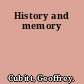 History and memory