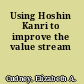 Using Hoshin Kanri to improve the value stream