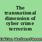 The transnational dimension of cyber crime terrorism /