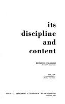 Its discipline and content /