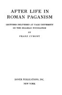 After life in Roman paganism : lectures delivered at Yale University on the Silliman Foundation.