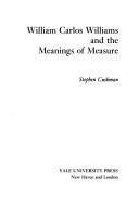 William Carlos Williams and the meanings of measure /