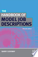 The handbook of model job descriptions