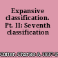 Expansive classification. Pt. II: Seventh classification