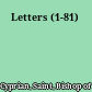 Letters (1-81)