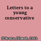 Letters to a young conservative