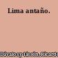 Lima antaño.