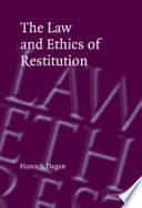 The law and ethics of restitution