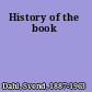 History of the book