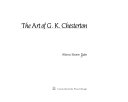 The art of G.K. Chesterton /