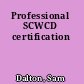 Professional SCWCD certification