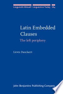 Latin embedded clauses