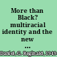 More than Black? multiracial identity and the new racial order /