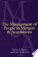 The management of people in mergers and acquisitions