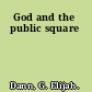 God and the public square