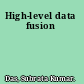 High-level data fusion
