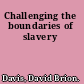 Challenging the boundaries of slavery