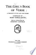 The girl's book of verse ; a treasury of old and new poems /