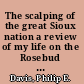 The scalping of the great Sioux nation a review of my life on the Rosebud and Pine Ridge Reservations /