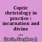 Coptic christology in practice : incarnation and divine participation in late antique and medieval Egypt /