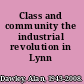 Class and community the industrial revolution in Lynn /