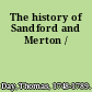 The history of Sandford and Merton /