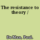 The resistance to theory /