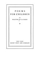 Poems for children /