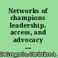Networks of champions leadership, access, and advocacy in the U.S. House of Representatives /
