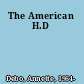 The American H.D