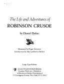 The life and adventures of Robinson Crusoe /