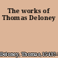 The works of Thomas Deloney