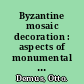 Byzantine mosaic decoration : aspects of monumental art in Byzantium /