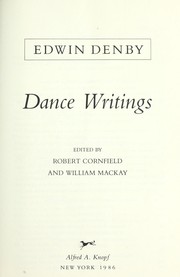 Dance writings /
