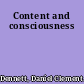 Content and consciousness