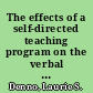 The effects of a self-directed teaching program on the verbal behavior of parents preparing for a psychiatric appointment for their child with CHARGE syndrome /