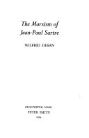 The Marxism of Jean-Paul Sartre