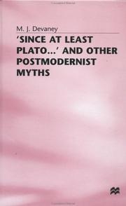 "Since at least Plato--"  and other postmodernist myths /