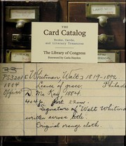 The card catalog : books, cards, and literary treasures /