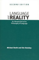 Language and reality : an introduction to the philosophy of language /