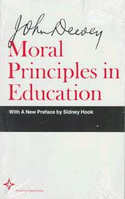 Moral principles in education.