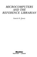 Microcomputers and the reference librarian /