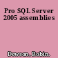 Pro SQL Server 2005 assemblies